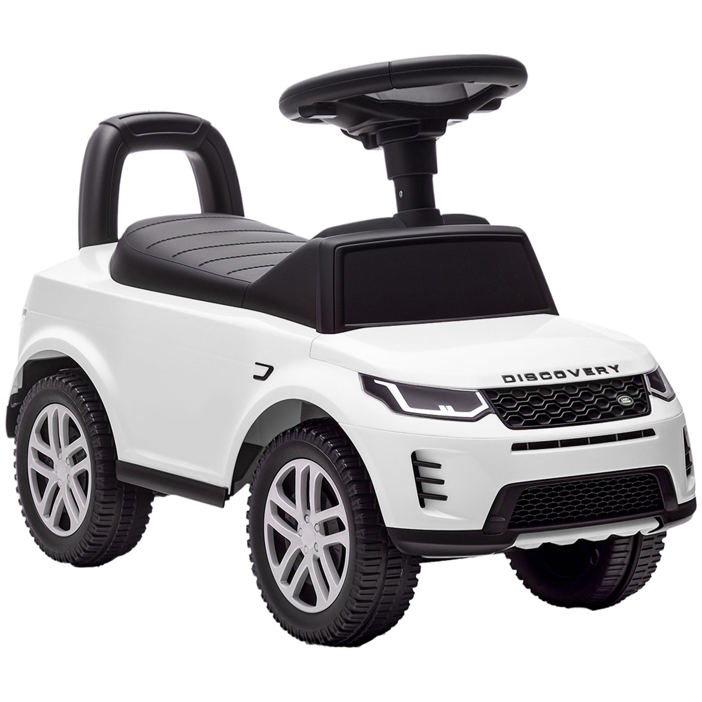AIYAPLAY Land Rover Licensed Toddler Ride on Car with Horn, Engine Sounds, Under-Seat Storage, for 18-36 Months, White