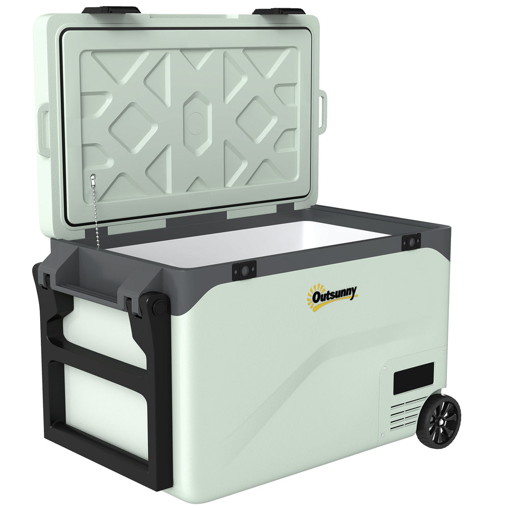 Outsunny 42.5L Compressor Car Fridge Freezer, Camping Refrigerator with App Control, 20°C-20°C