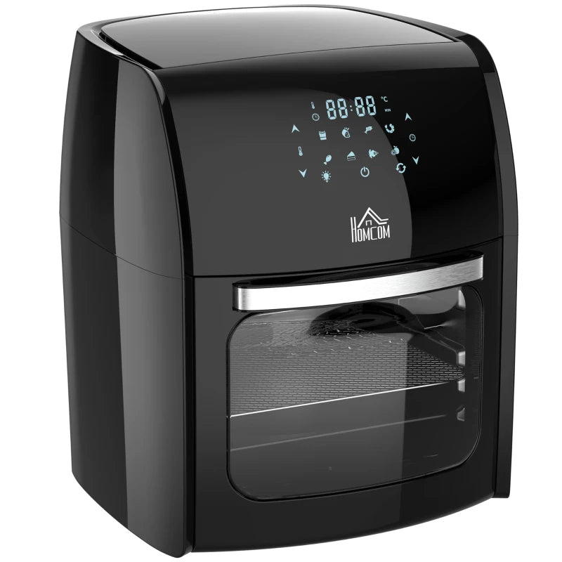 12L 8 in 1 Digital Air Fryer Oven 1800W, Black