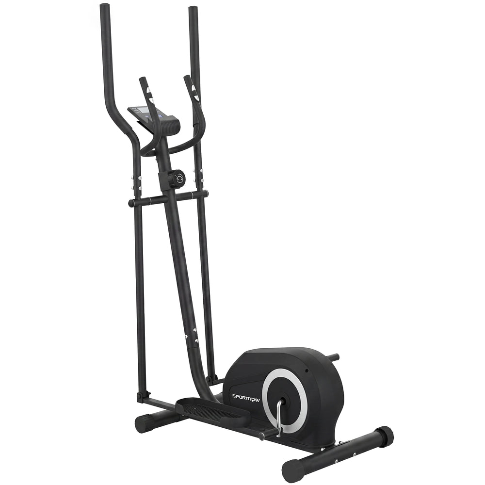 SPORTNOW Elliptical Cross Trainer for Home, Quiet Magnetic Elliptical Machine with Bluetooth, App Compatible, 8-Level Resistance