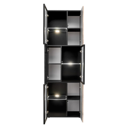 Cannes Tall Display Cabinet 60cm