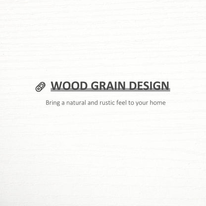 HOMCOM Set of 3 Wooden U-Shaped Floating Shelves Set Wall Mounted Hanging Bookshelf CD DVD Storage Display for Bedroom Living Room Kitchen, White