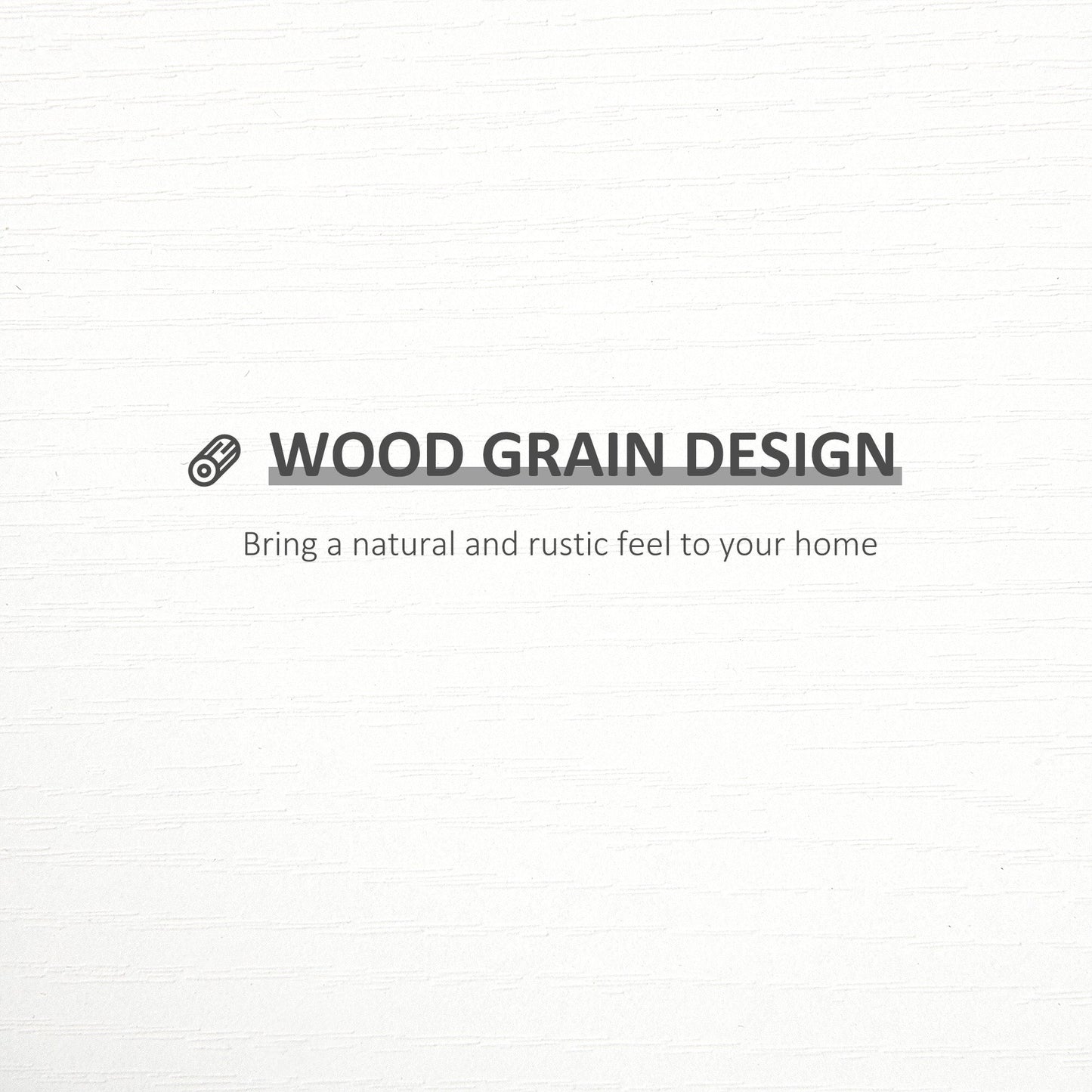 HOMCOM Set of 3 Wooden U-Shaped Floating Shelves Set Wall Mounted Hanging Bookshelf CD DVD Storage Display for Bedroom Living Room Kitchen, White