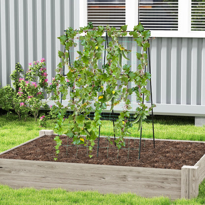 A-Frame Outdoor Trellis for Climbing Plants Garden Trellis