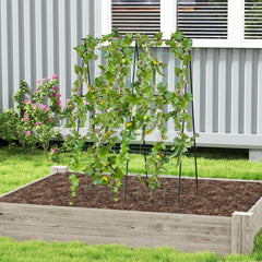 A-Frame Outdoor Trellis for Climbing Plants Garden Trellis