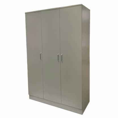 Wardrobe SLEEK 3 Door Wardrobe Grey 120cm