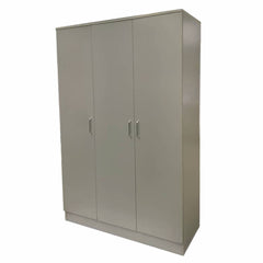 Wardrobe SLEEK 3 Door Wardrobe Grey 120cm