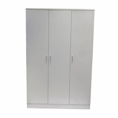 Wardrobe SLEEK 3 Door Wardrobe white 120cm
