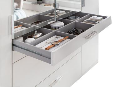 ACORN 3 Door Mirrored Wardrobe Oak 135cm