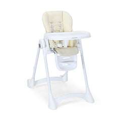 Height Adjustable Folding Highchair for Baby Toddler-Beige