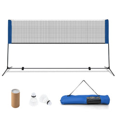 Adjustable Badminton Net Set for Backyard Driveway Beach Portable
