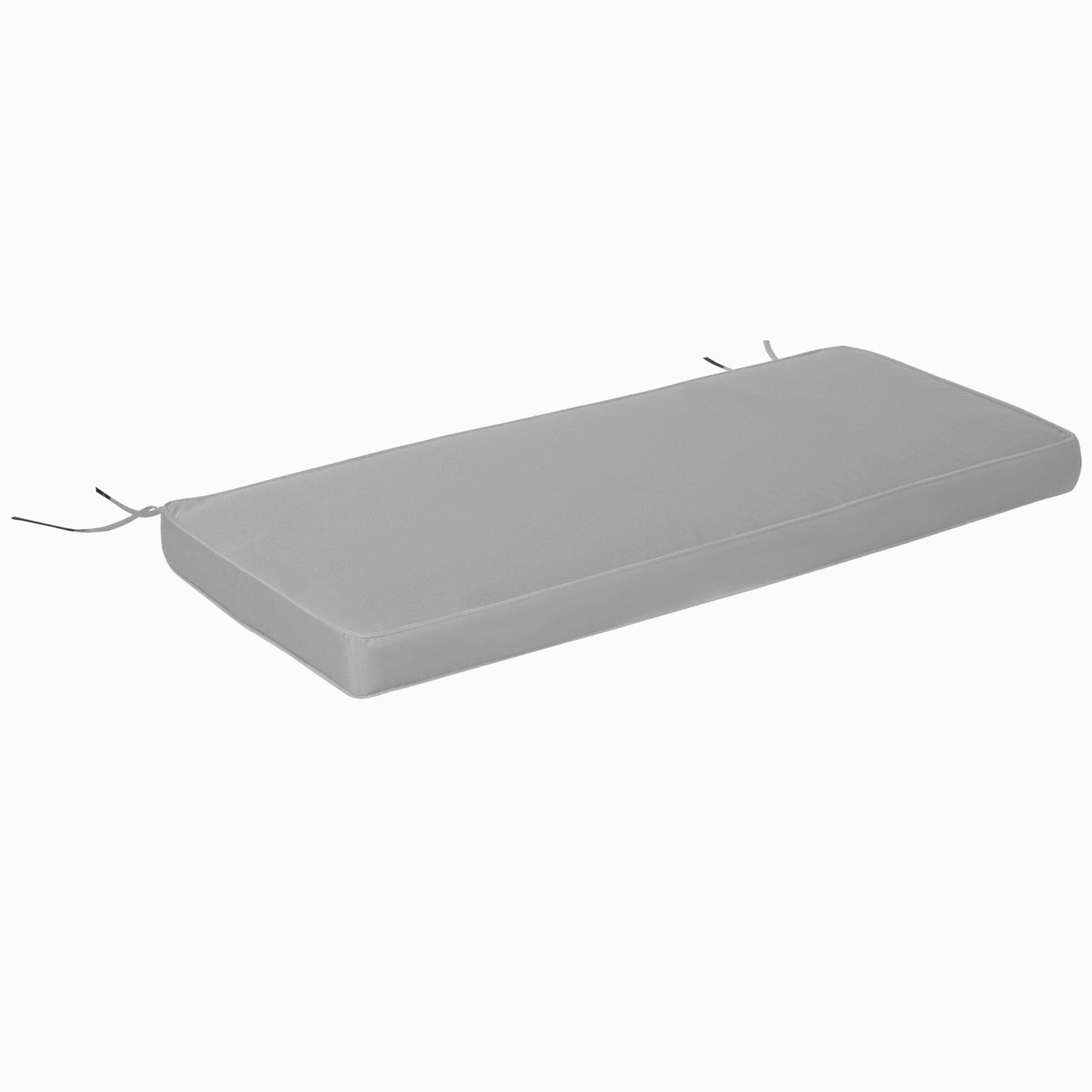 Outsunny 2 Seater Garden Bench Cushion -Light Grey