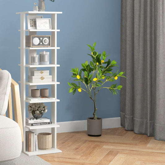 80/120/160cm Tall Fake Lemon Plant with Lemon Fruits and Cement Pot-0.8M