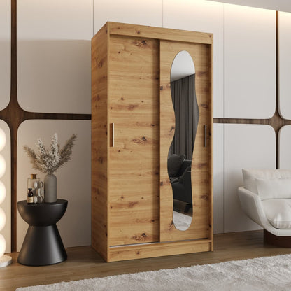 Ultra Sliding Door Wardrobe 100cm