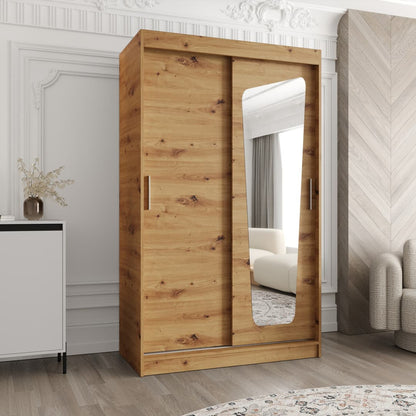 Moka Sliding Door Wardrobe 120cm