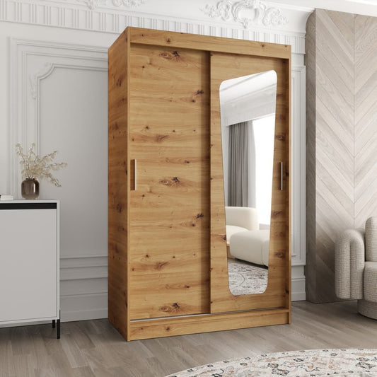 Moka Sliding Door Wardrobe 120cm