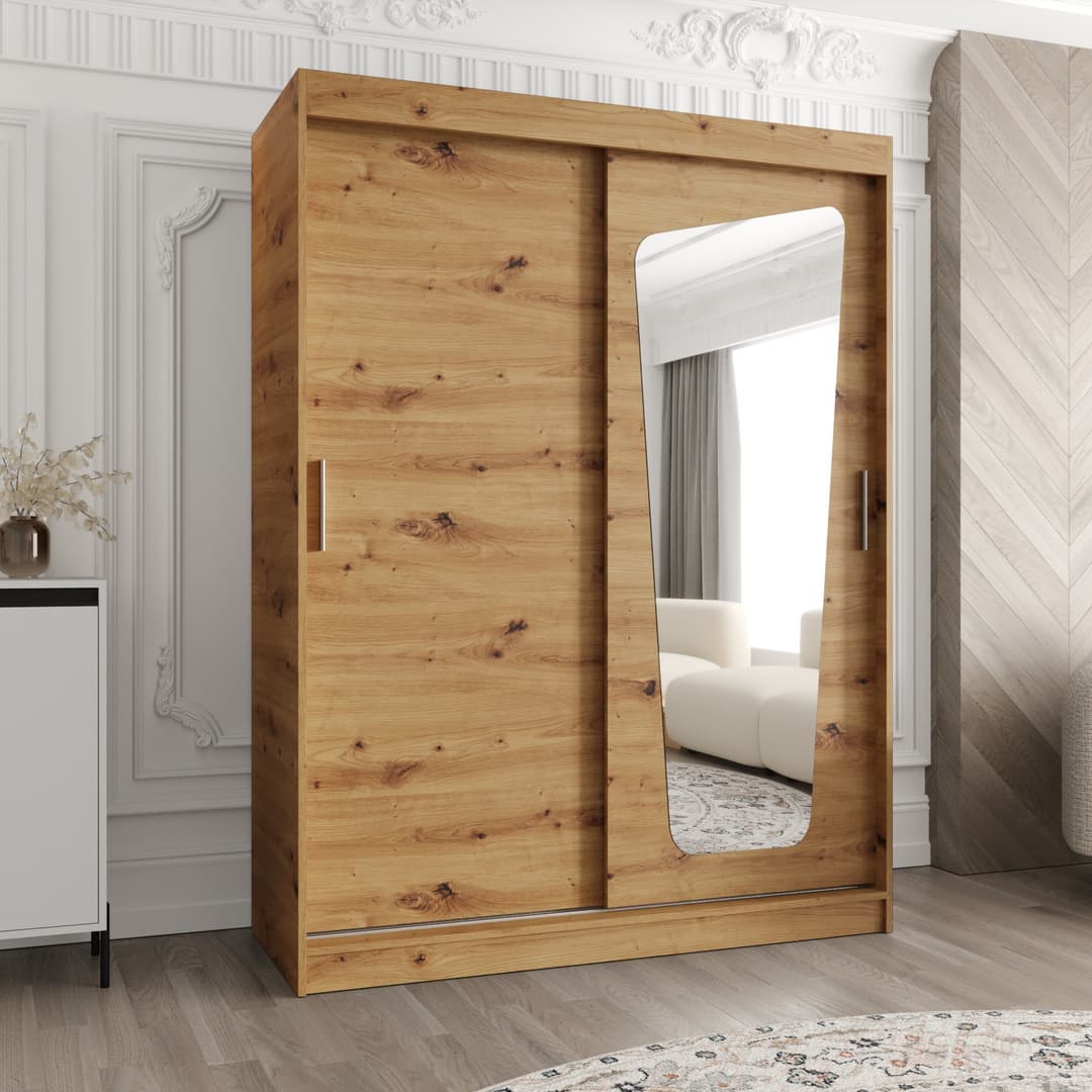 Moka Sliding Door Wardrobe 150cm