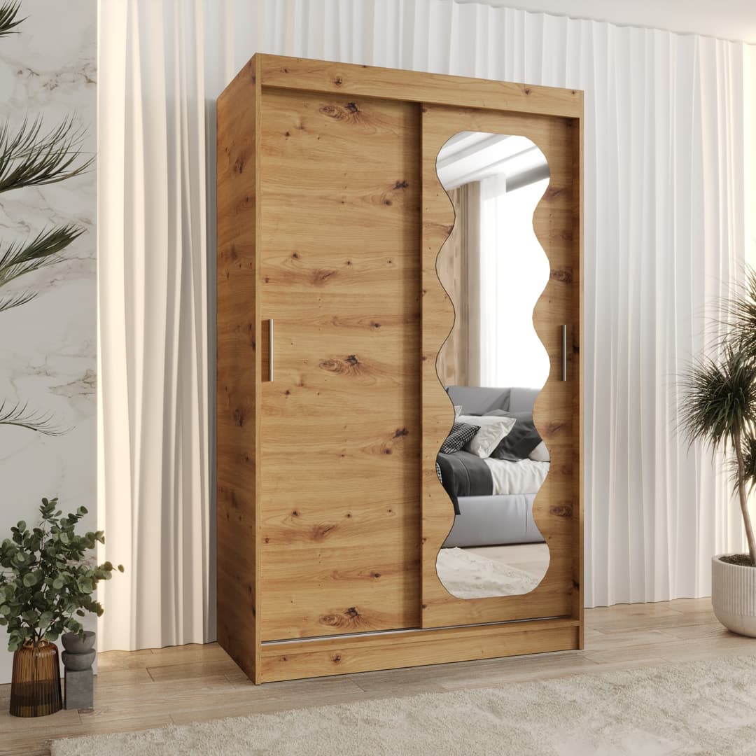 Spoti Sliding Door Wardrobe 120cm