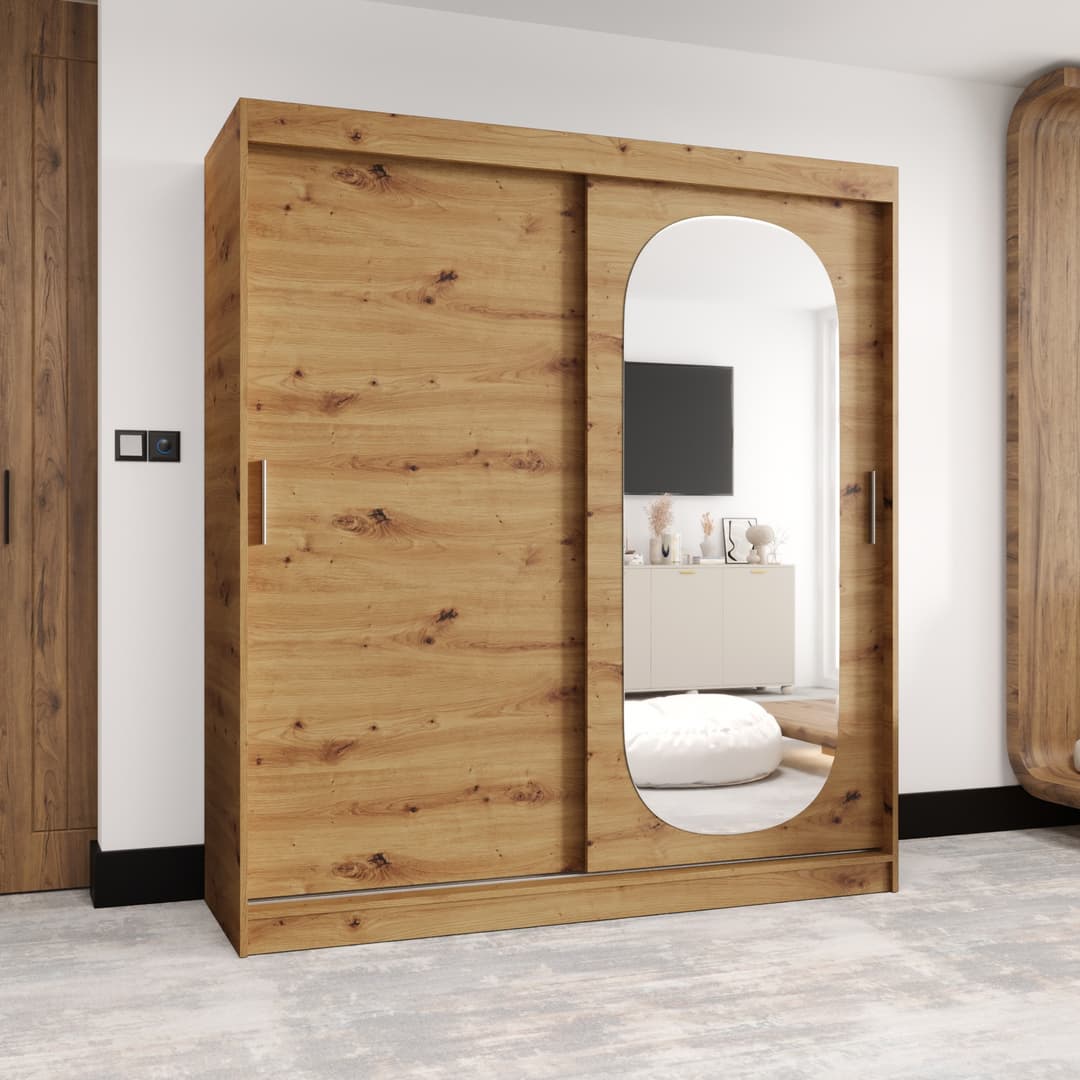 Royal Sliding Door Wardrobe 180cm