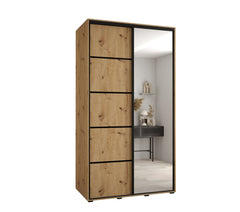 Cannes V Sliding Door Wardrobe 140cm
