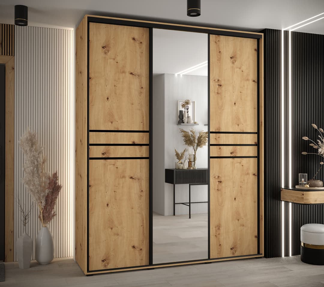 Cannes XI Sliding Door Wardrobe 200cm