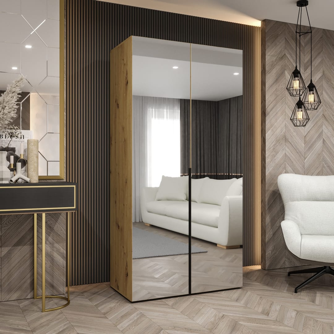 Alicante III Hinged Door Wardrobe 100cm