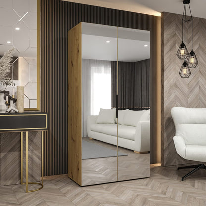 Marbella III Hinged Door Wardrobe 100cm