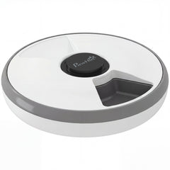 PawHut Automatic Cat Feeder Programmable Timer for Dry Wet Food Cat Food Dispenser with Ice Pack for 6 Meals