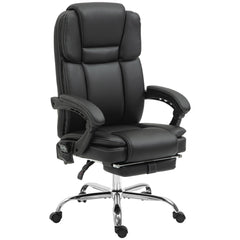 Vinsetto Six Point Vibrating Massage Office Chair - Black
