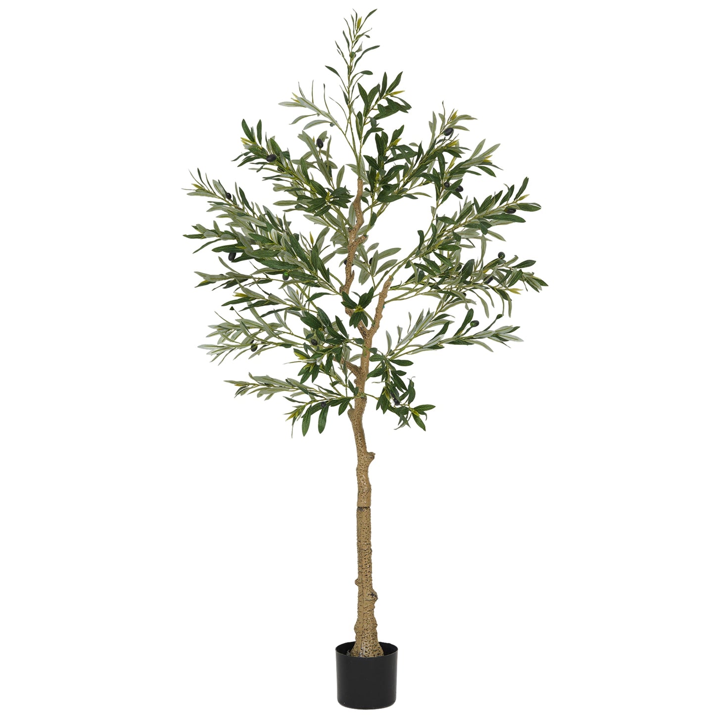 HOMCOM Silk Leaf Artificial Olive Trees