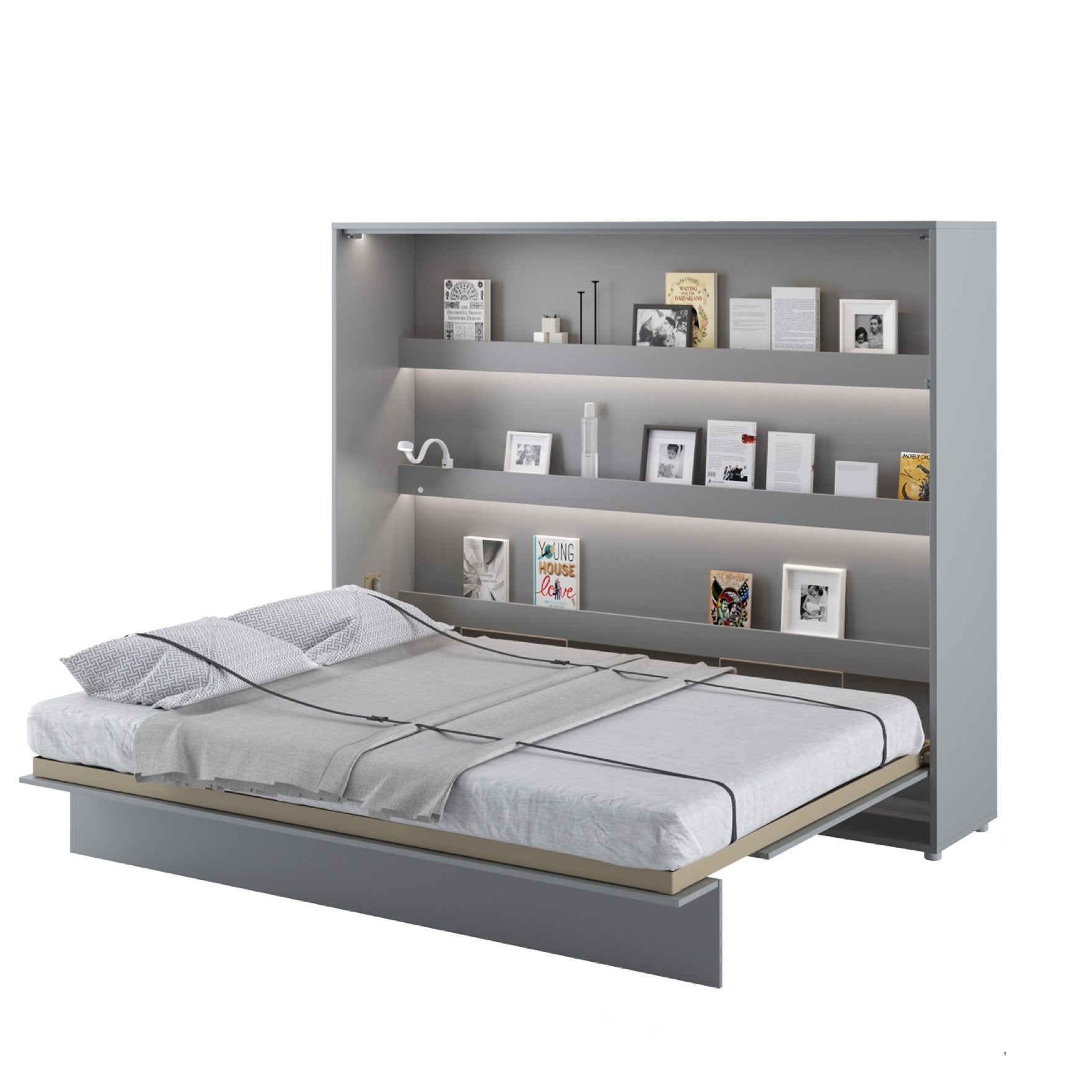 BC-14 Horizontal Wall Bed Concept 160cm - Furniture Gold