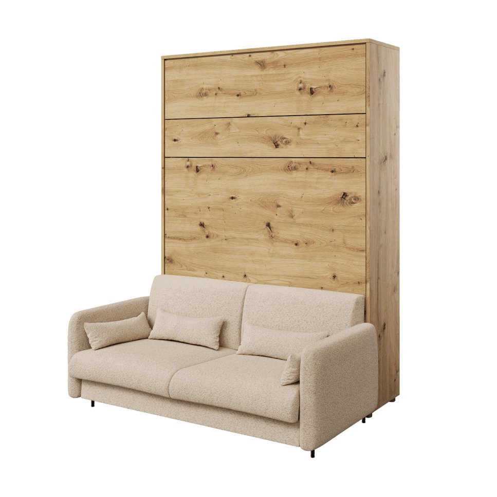 BC-19 Upholstered Sofa For BC-12 Vertical Wall Bed Concept 160cm