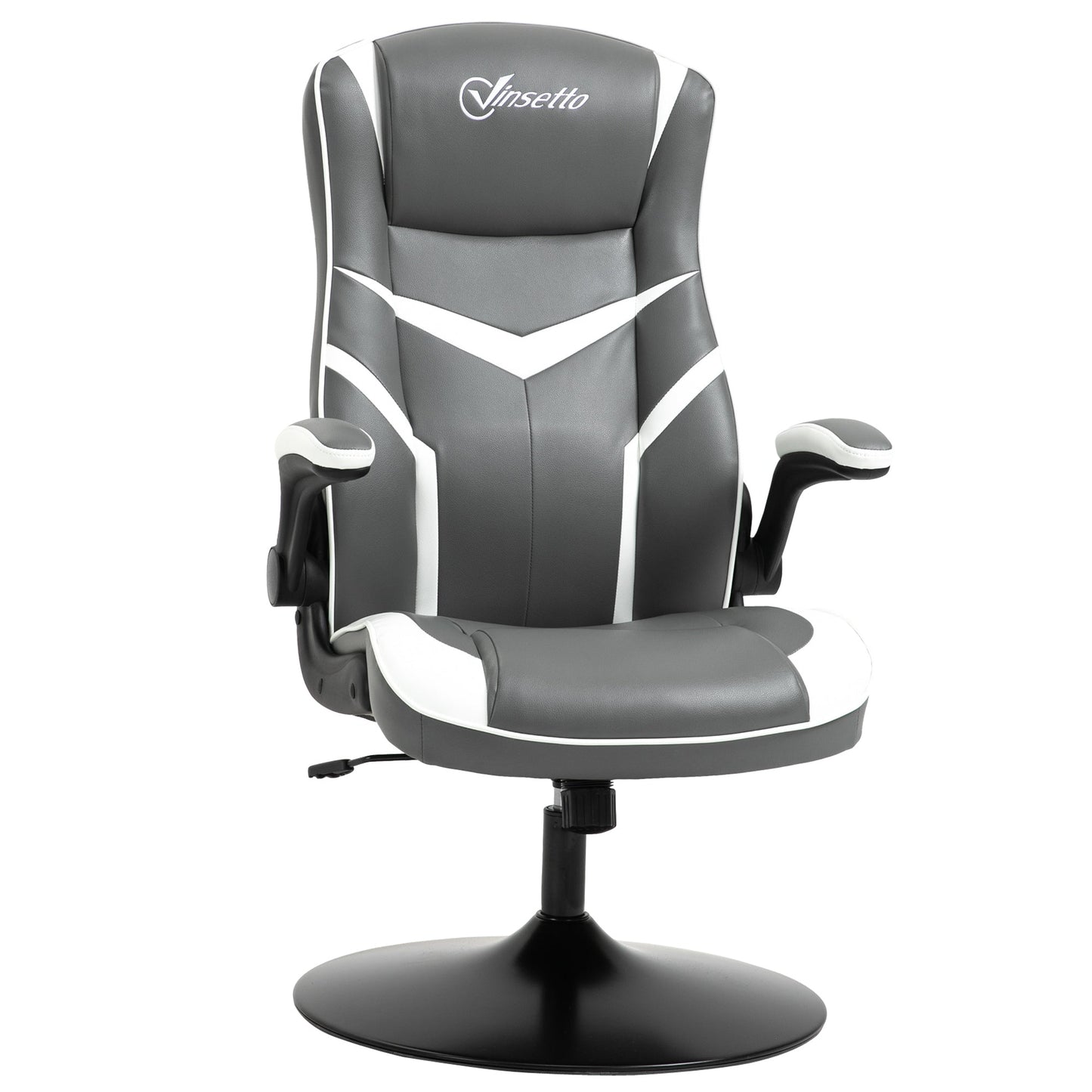 Vinsetto High Back Computer Gaming Chair Executive Swivel Adjustable Home Office Grey