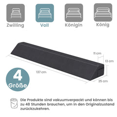 Bed Wedge Pillow with Storage Bag-Full Size