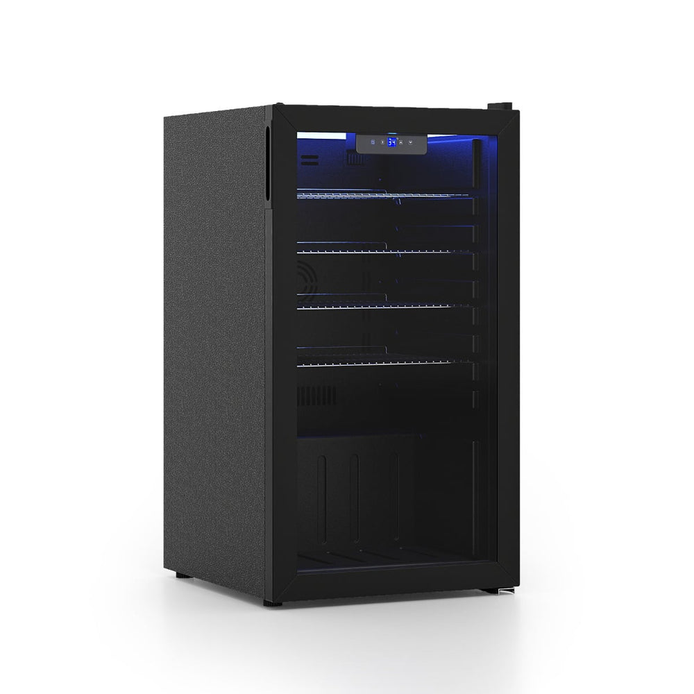 78 L Mini Beverage Refrigerator Cooler-Black