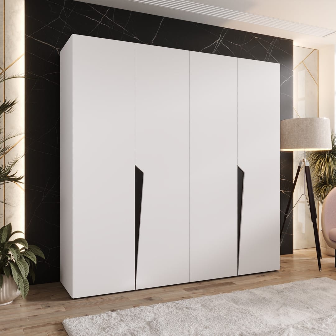 Piano I Hinged Door Wardrobe 200cm