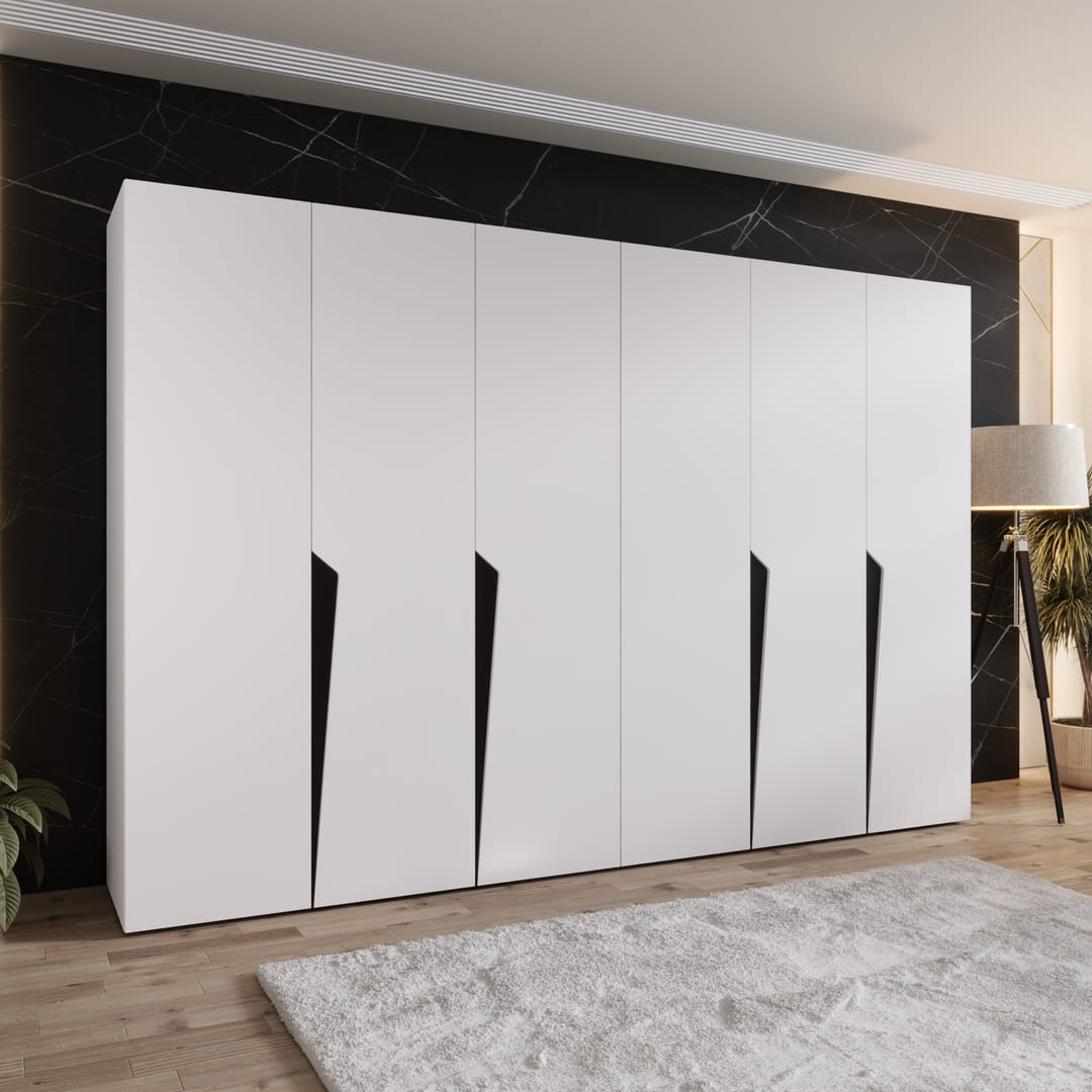 Piano I Hinged Door Wardrobe 300cm