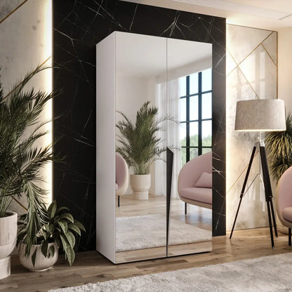 Piano III Hinged Door Wardrobe 100cm
