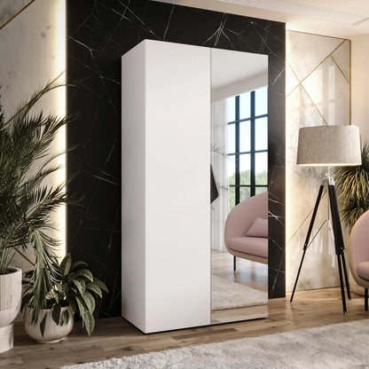 Sandi II Hinged Door Wardrobe 100cm