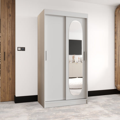 Royal Sliding Door Wardrobe 100cm