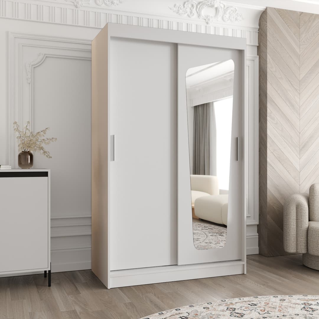 Moka Sliding Door Wardrobe 120cm