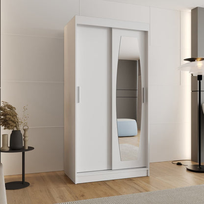 Rossa Sliding Door Wardrobe 100cm