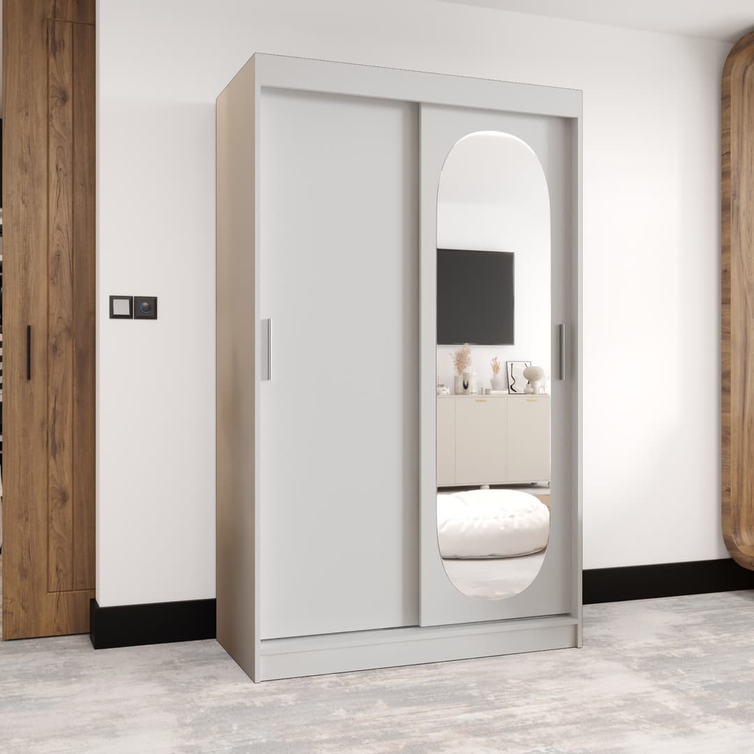 Royal Sliding Door Wardrobe 120cm