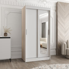 Moka Sliding Door Wardrobe 100cm