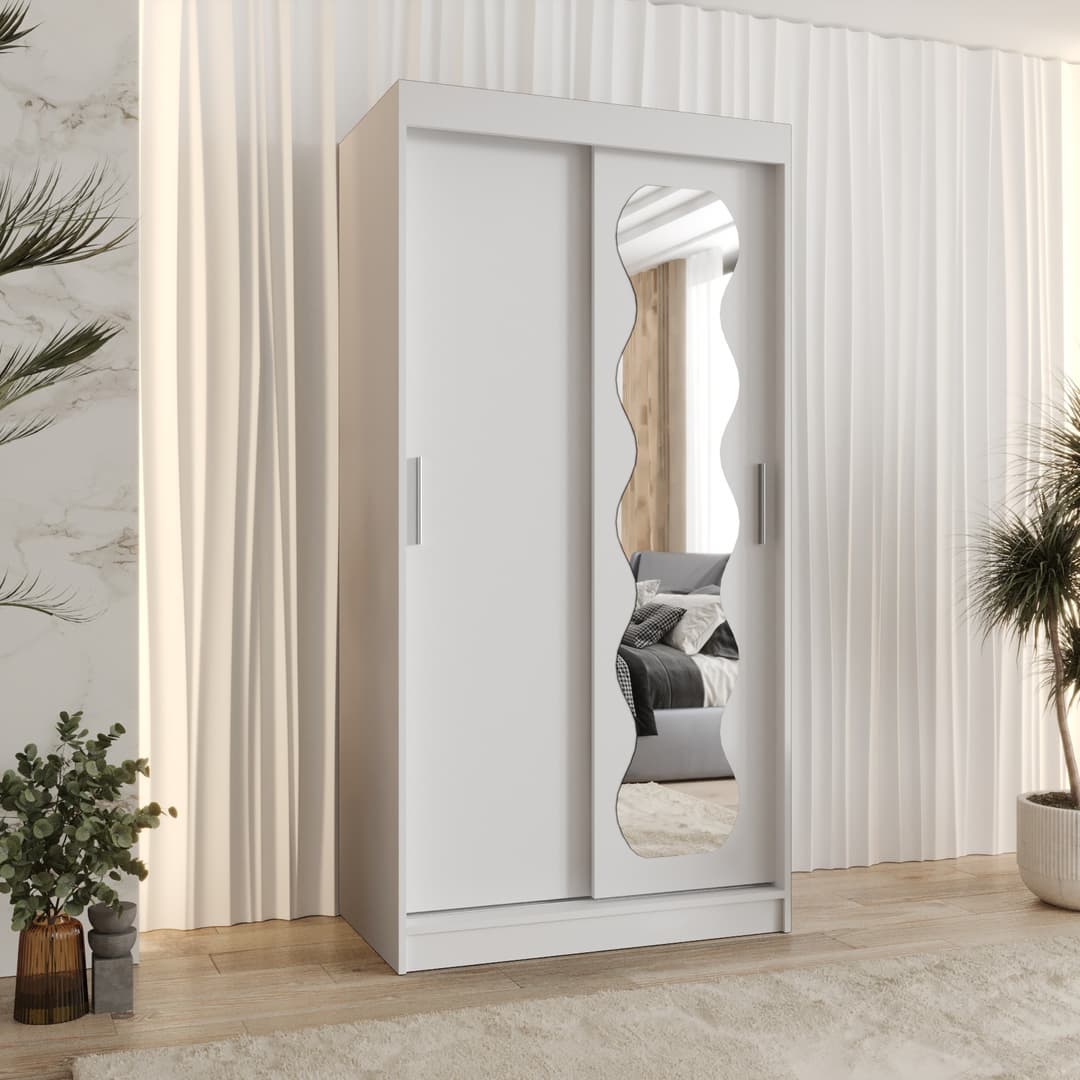 Spoti Sliding Door Wardrobe 100cm