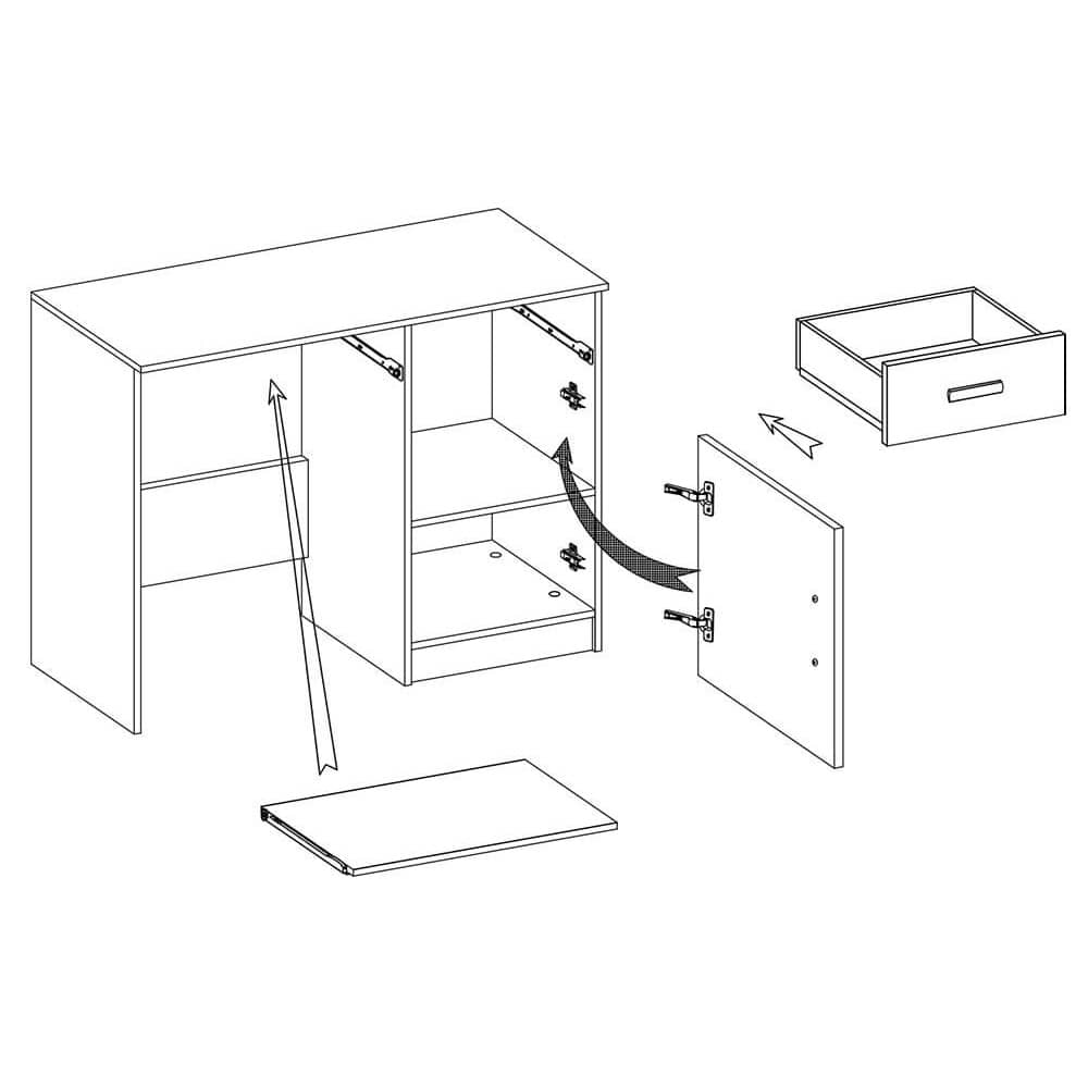 Smyk II SM-08 Computer Desk 110cm