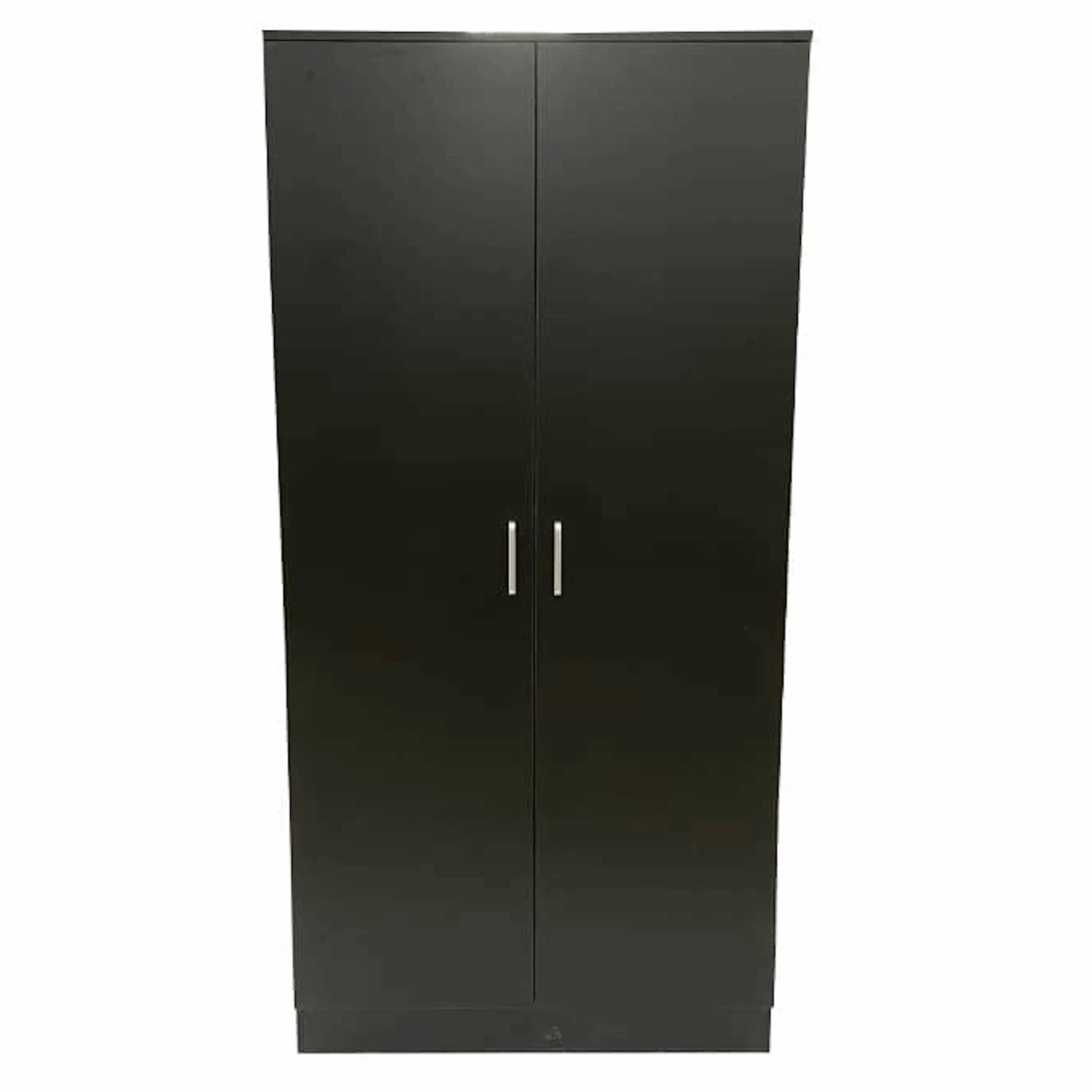 Wardrobe SLEEK 2 Door Wardrobe Black 80cm