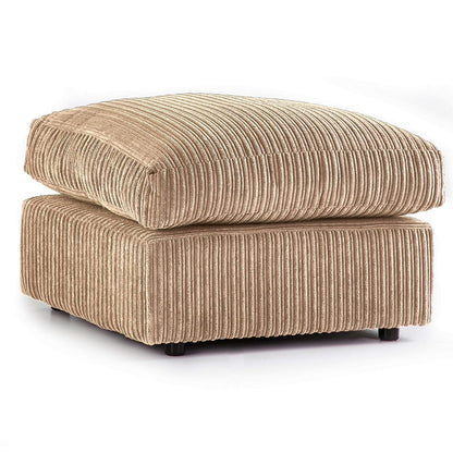 Blake Full Back Coffee Jumbo Cord Corner Sofa - Left and Right Arm - Available in Other Colours