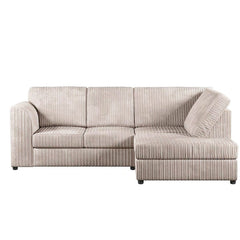 Blake Full Back Cream Jumbo Cord Corner Sofa - Left and Right Arm - Available in Other Colours