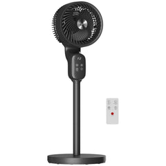 HOMCOM 20 dB Silent Standing Fan for Bedroom, 39